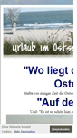 Mobile Screenshot of freie-ferienwohnung-zingst.de